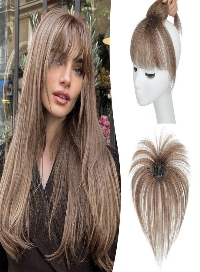 UDU Clip in Bangs Real Human Hair, Natural Clip on Fringe Hair Extensions with Temples, Fake Bangs Hairpiece for Women - Image 1